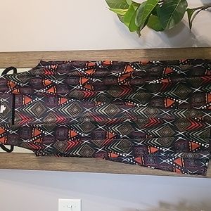 Lularoe Joy Long Vest - Geometric Print